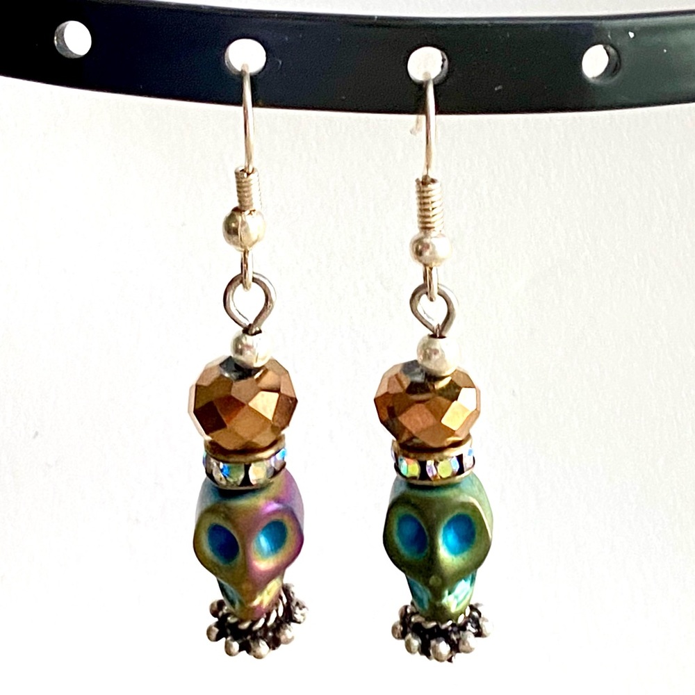 Skull King Handcrafted Earrings